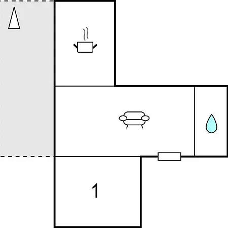 1 Bedroom Gorgeous In Appartamento *